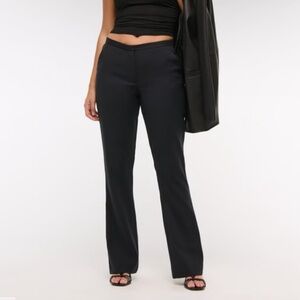 NWT Abercrombie Curve Love Low Rise Slim Boot Cut Trouser Pants
